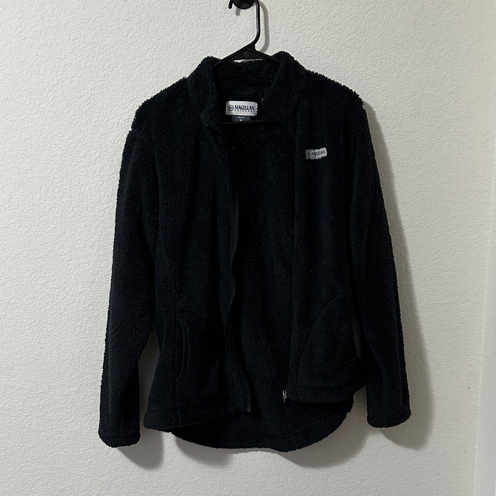 Magellan Outdoors Black Fleece Jacket